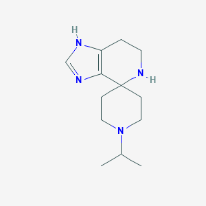 Chemical structure of 1'-Isopropyl-3,5,6,7-tetrahydrospiro[imidazo-[4,5-c]pyridine-4,4'-piperidine]