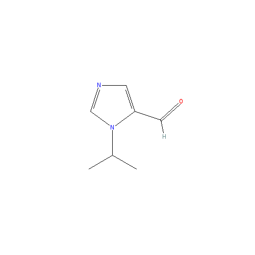 Chemical structure of 1-Isopropyl-1H-imidazole-5-carbaldehyde