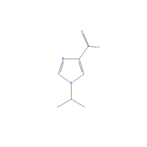 Chemical structure of 1-Isopropyl-1H-imidazole-4-carbaldehyde
