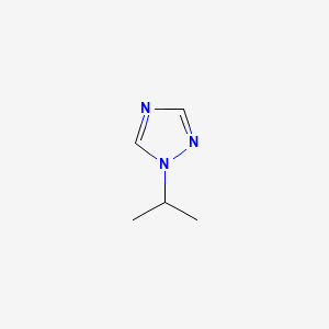 Chemical structure of 1-Isopropyl-1H-1,2,4-triazole