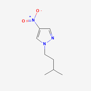 Chemical structure of 1-Isopentyl-4-nitro-1H-pyrazole