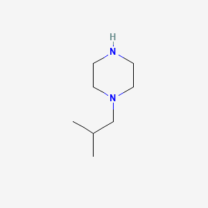 Chemical structure of 1-Isobutylpiperazine