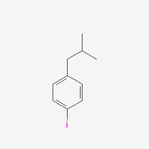 Chemical structure of 1-Iodo-4-isobutylbenzene