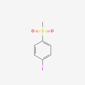 Chemical structure of 1-iodo-4-(methylsulfonyl)benzene