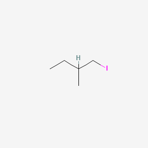Chemical structure of 1-Iodo-2-methylbutane