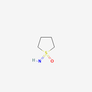 Chemical structure of 1-Imino-1-oxothiacyclopentane