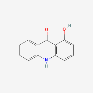 Chemical structure of 1-Hydroxyacridone