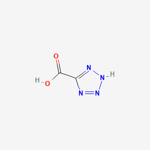Chemical structure of 1H-Tetrazole-5-Carboxylic Acid