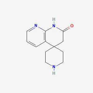 Chemical structure of 1H-SPIRO[[1,8]NAPHTHYRIDINE-4,4'-PIPERIDIN]-2(3H)-ONE