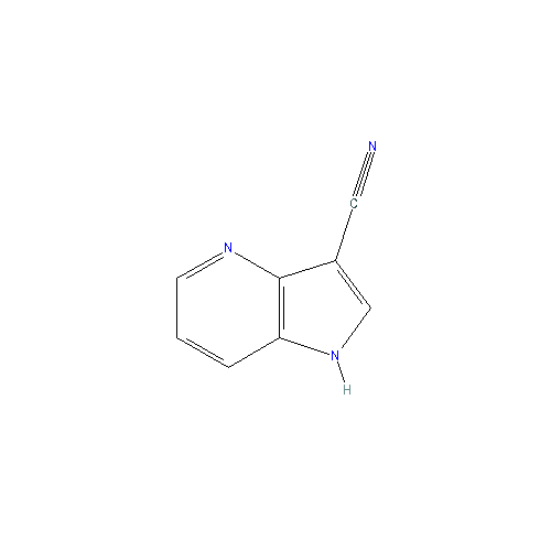 Chemical structure of 1H-Pyrrolo[3,2-c]pyridine-3-carbonitrile