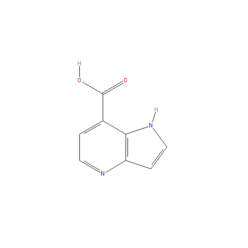 Chemical structure of 1H-Pyrrolo[3,2-b]pyridine-7-carboxylic acid