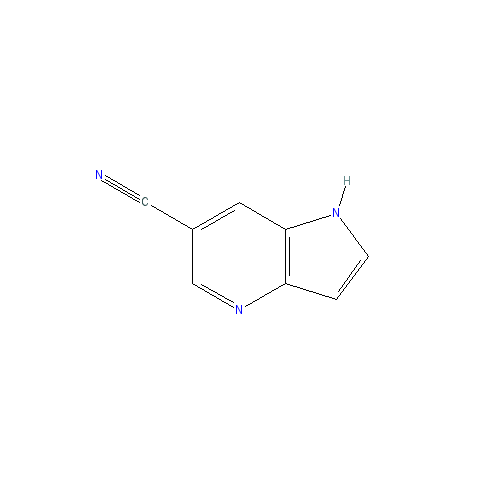 Chemical structure of 1H-Pyrrolo[3,2-b]pyridine-6-carbonitrile