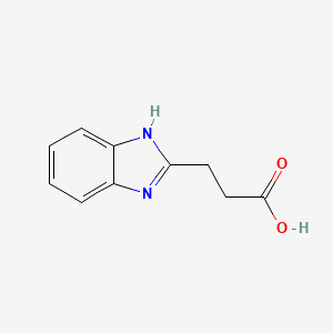 Chemical structure of ethyl 1H-pyrrolo[2,3-c]pyridine-5-carboxylate
