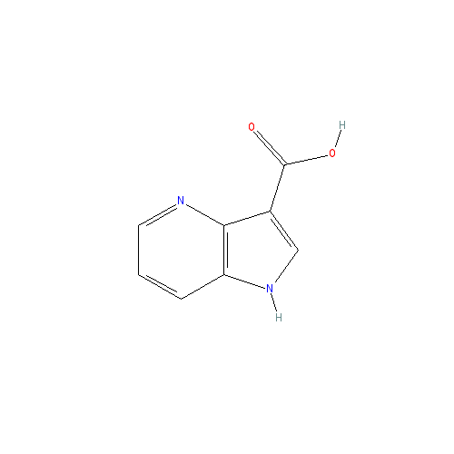 Chemical structure of 1H-pyrrolo[2,3-c]pyridine-3-carboxylic acid