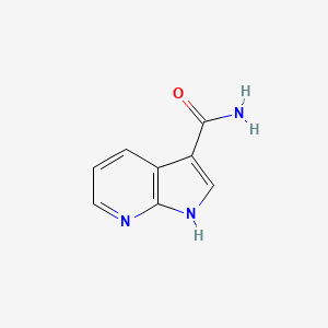 Chemical structure of 1H-Pyrrolo[2,3-b]pyridine-3-carboxamide