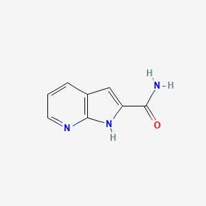 Chemical structure of 1H-Pyrrolo[2,3-b]pyridine-2-carboxamide