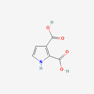 Chemical structure of Pyrrole-2,3-dicarboxylic acid