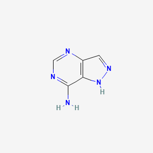 Chemical structure of 1H-Pyrazolo[4,3-d]pyrimidin-7-amine