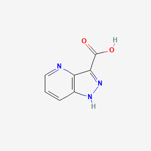 Chemical structure of 1H-Pyrazolo[4,3-b]pyridine-3-carboxylic acid