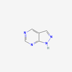 Chemical structure of 1H-pyrazolo[3,4-d]pyrimidine