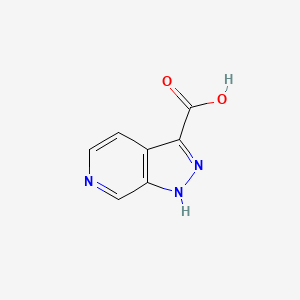 Chemical structure of 1H-Pyrazolo[3,4-c]pyridine-3-carboxylic acid