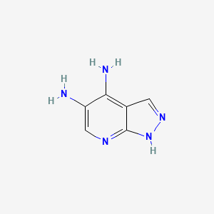 Chemical structure of 1H-Pyrazolo[3,4-b]pyridine-4,5-diamine