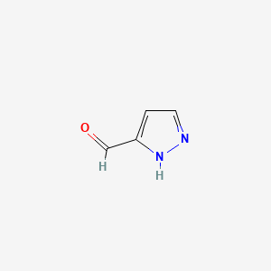 Chemical structure of 1H-pyrazole-3-carbaldehyde