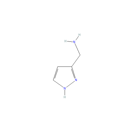 Chemical structure of 1H-Pyrazole-3-methanamine