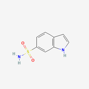 Chemical structure of 1H-Indole-6-sulfonamide