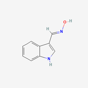 Chemical structure of 1H-Indole-3-carboxaldehyde Oxime
