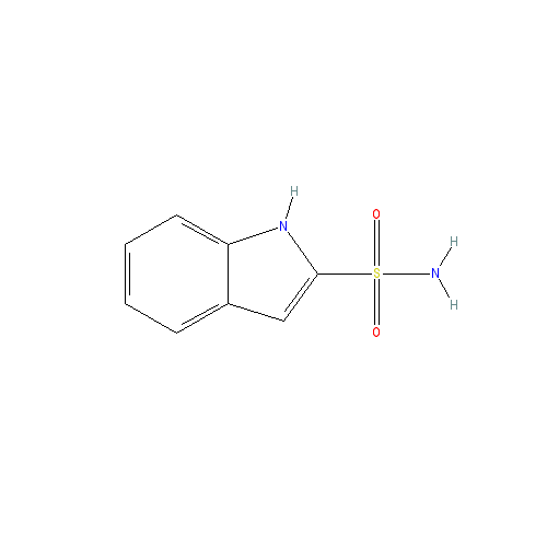 Chemical structure of 1H-Indole-2-sulfonamide