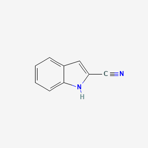 Chemical structure of 1H-Indole-2-carbonitrile