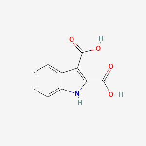 Chemical structure of 1H-Indole-2,3-dicarboxylic acid