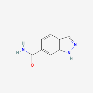Chemical structure of 1H-Indazole-6-carboxamide