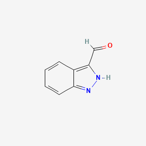 Chemical structure of Indazole-3-carbaldehyde
