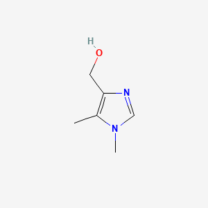 Chemical structure of 1H-Imidazole-4-methanol, 1,5-dimethyl-