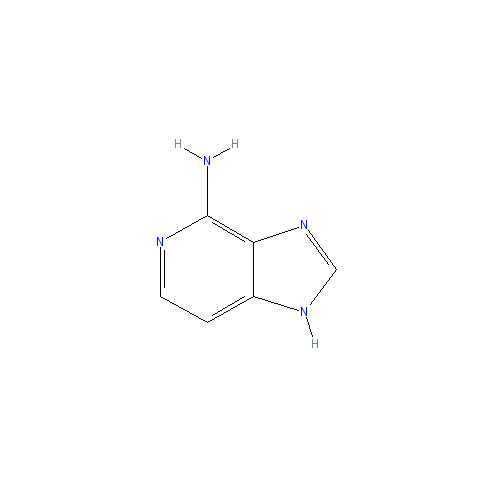Chemical structure of 3-Deazaadenine