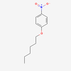 Chemical structure of 1-Hexyloxy-4-nitrobenzene