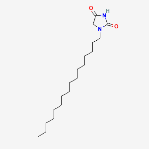Chemical structure of 1-Hexadecylhydantoin
