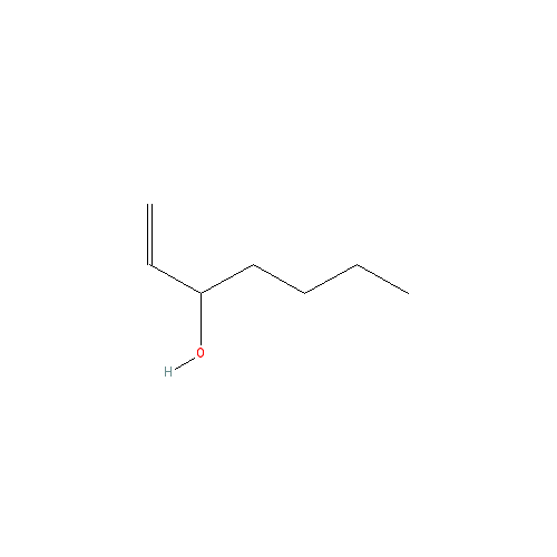Chemical structure of 1-Hepten-3-ol