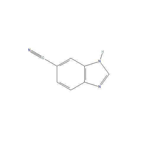 Chemical structure of 1H-Benzimidazole-6-carbonitrile