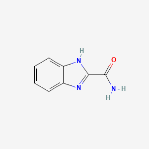 Chemical structure of 1H-Benzimidazole-2-carboxamide