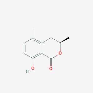 Chemical structure of 5-Methylmellein