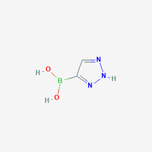 Chemical structure of 1H-1,2,3-TRIAZOLE-4-BORONIC ACID