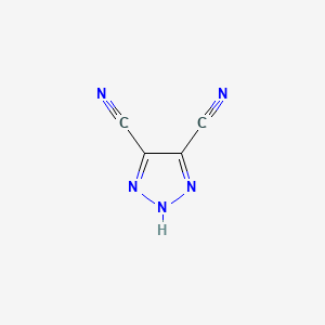 Chemical structure of 4,5-dicyano-1H-(1,2,3)triazole