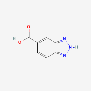 Chemical structure of 1H-Benzotriazole-5-carboxylic acid