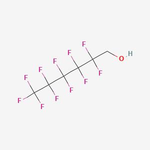 Chemical structure of 1H,1H-Undecafluoro-1-hexanol