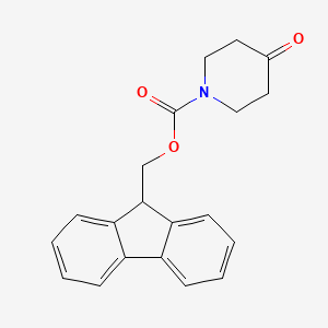 Chemical structure of 1-Fmoc-4-piperidone