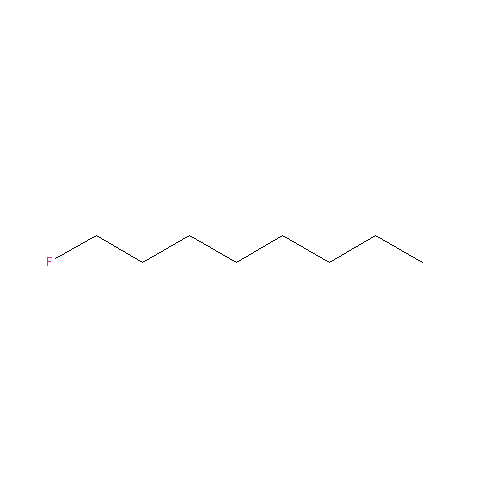 Chemical structure of 1-Fluorooctane