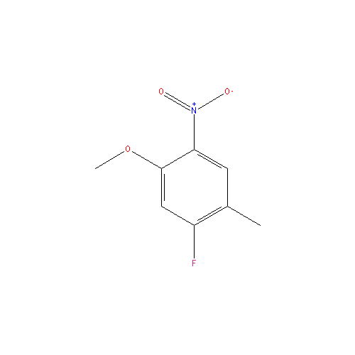 Chemical structure of 1-Fluoro-5-methoxy-2-methyl-4-nitrobenzene